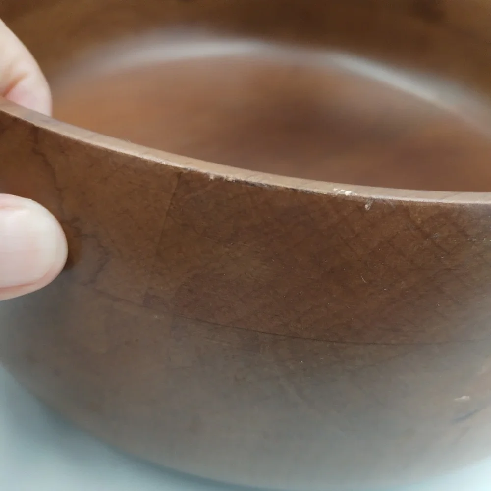 Vintage Hellerware Wooden Serving‎ Salad Bowl 9